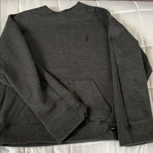 Grey pullover sweatshirt